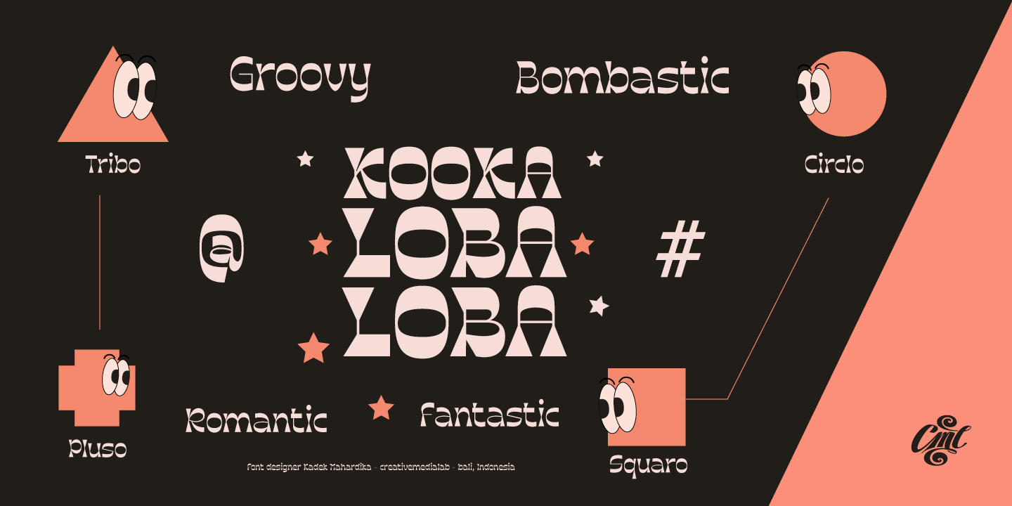 Пример шрифта Kooka Medium